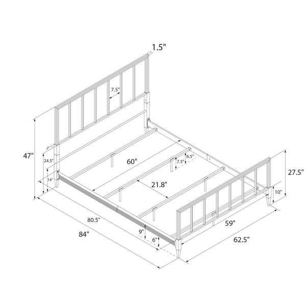 CosmoLiving by Cosmopolitan Blair Low Profile Standard Bed & Reviews